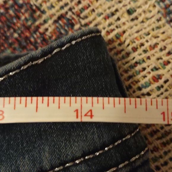 Seven7 Size 6 Skinny Ankle Jeans Metallic Thread - Picture 7 of 10